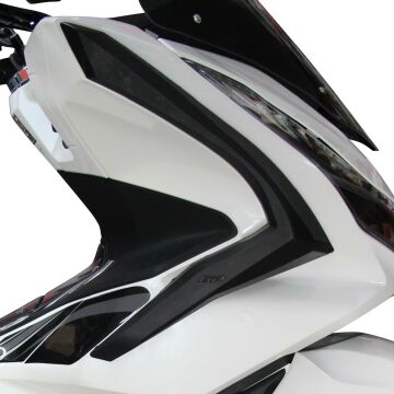 GP Kompozit Honda PCX 125 / 150 2021-2024 Uyumlu Üst Bacak Koruma Siyah