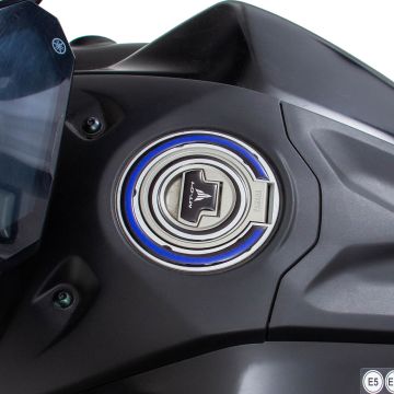 GP Kompozit Yamaha MT-07 2021-2023 Uyumlu Tank Pad Seti Mavi