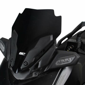 GP Kompozit Yamaha XMAX 250 2024 Uyumlu Spor Ön Cam Siyah