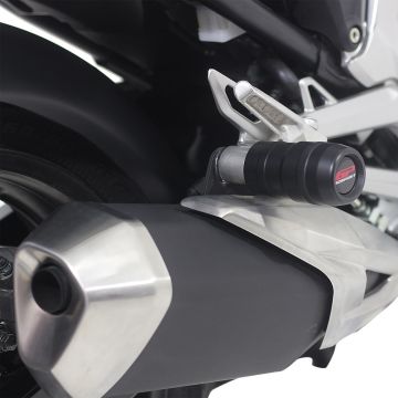 GP Kompozit Honda NC 700 D / NC 750 D Integra 2012-2020 Uyumlu Egzoz Koruma Takozu Siyah