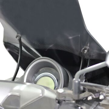 GP Kompozit Yamaha NMAX 125 / 155 2015-2020 Uyumlu Baskılı Ön Tur Camı Füme
