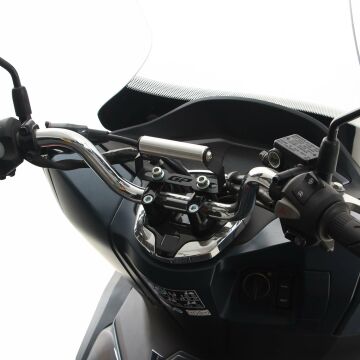 GP Kompozit Honda PCX 125 / 150 2014-2024 Uyumlu Telefon / Navigasyon Tutucu Siyah