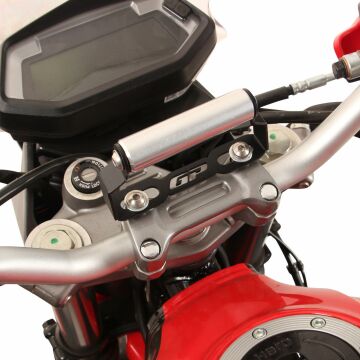 GP Kompozit Honda CB125F 2023-2024 Uyumlu Telefon / Navigasyon Tutucu Siyah