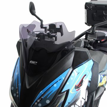 GP Kompozit Yamaha XMAX 250 / 400 2014-2017 Uyumlu Spor Ön Cam Siyah