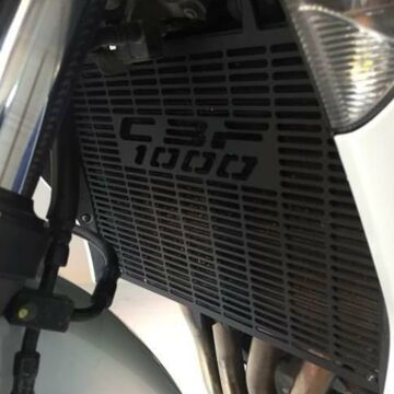 GP Kompozit Honda CBF1000 2010-2017 Uyumlu Radyatör Koruma Siyah