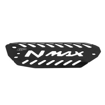 GP Kompozit Yamaha NMAX 125 / 155 2021-2024 Uyumlu Egzoz Koruma Kapağı Siyah