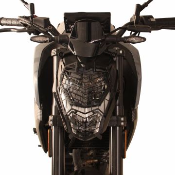 GP Kompozit CF Moto 250 NK 2023-2024 Uyumlu Far Koruma Siyah