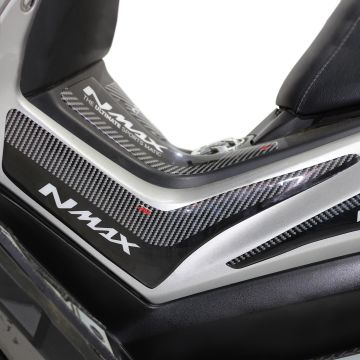 GP Kompozit Yamaha NMAX 125 / 155 2015-2020 Uyumlu Yan Pad Seti Siyah-Karbon