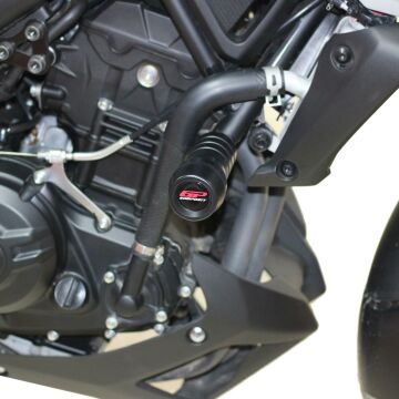 GP Kompozit Yamaha MT-25 2015-2024 Uyumlu Motor Koruma Takozu Siyah