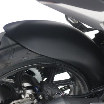 GP Kompozit Honda NC 700 X-S / NC 750 X-S 2012-2024 Uyumlu Zincir Korumalı Uzun Arka Çamurluk Siyah