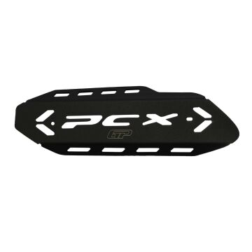 GP Kompozit Honda PCX 125 / 150 2018-2024 Uyumlu Egzoz Koruma Kapağı Siyah