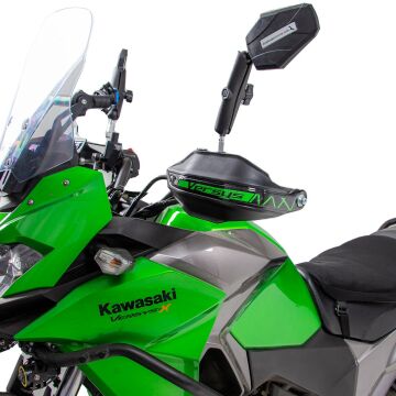 GP Kompozit Kawasaki Versys X300 2017-2020 Uyumlu Plastik Elcik Koruma Siyah
