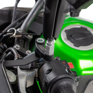GP Kompozit Kawasaki Versys X300 2017-2020 Uyumlu Ayna Genişletme Siyah