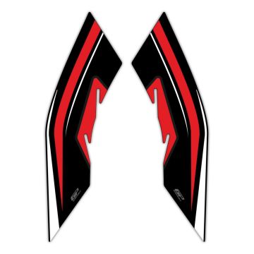 GP Kompozit Honda PCX 125 2021-2024 Uyumlu Yan Ayak Pad Kırmızı