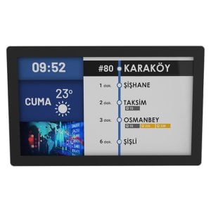 TOCHI 15.6'' Araç İçi Ekran, EFMK156WAS-MP