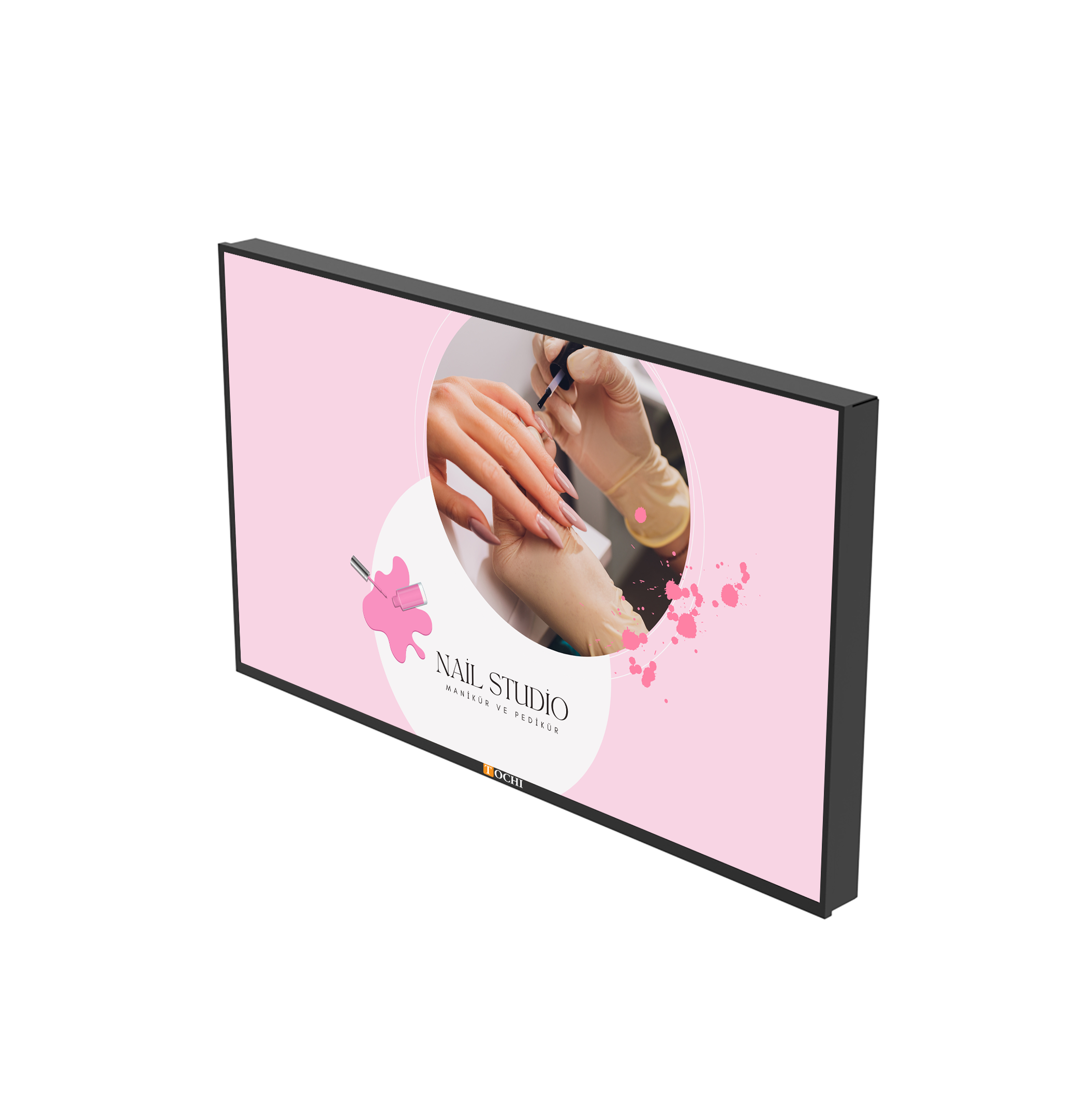 32'' Digital Signage Güzellik Salonu Ekranı