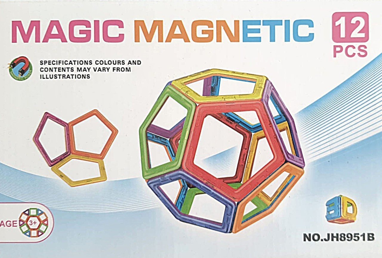 Magic Magnetic 12 parça Mıknatıslı Bloklar