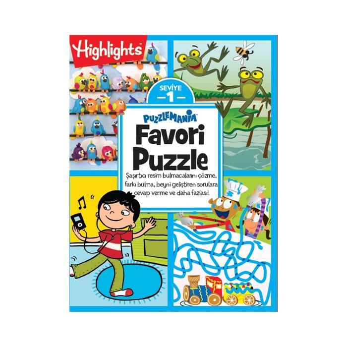 HighLights PuzzleMania Favori Puzzle 4 Kitap 6-12 Yaş