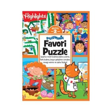 HighLights PuzzleMania Favori Puzzle 4 Kitap 6-12 Yaş