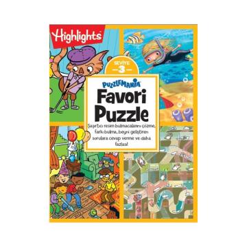 HighLights PuzzleMania Favori Puzzle 4 Kitap 6-12 Yaş