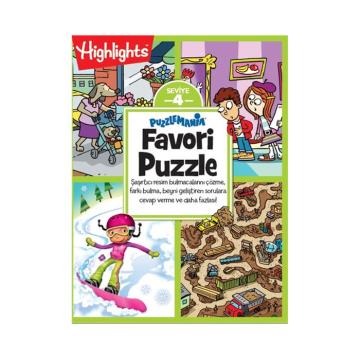 HighLights PuzzleMania Favori Puzzle 4 Kitap 6-12 Yaş