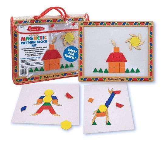 Melissa&Doug Ahşap Mıknatıslı Tahta Şekiller