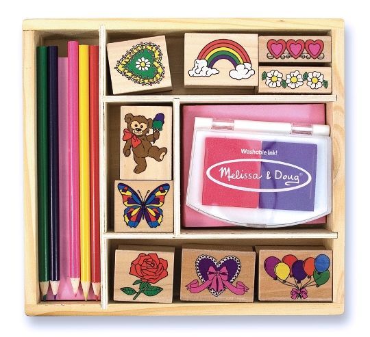 Melissa&Doug Ahşap Baskı Seti Arkadaşlık