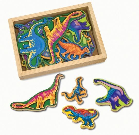 Melissa&Doug Ahşap Mıknatıslı Dinozorlar