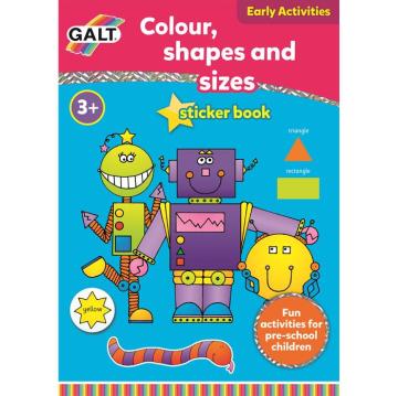 Galt Colour Shapes and Sizes Çıkartma Kitabı