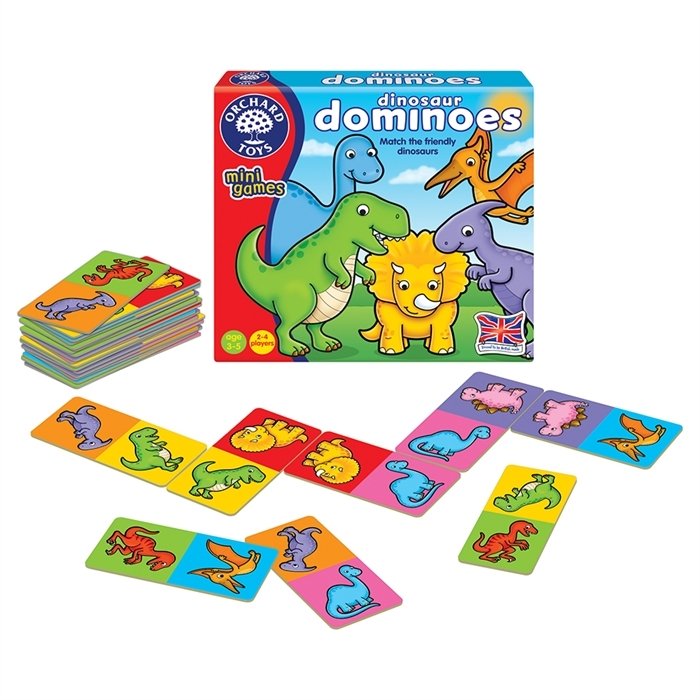 Orchard Dinosaur Dominoes Sevimli Dinozorlar Mini Domino