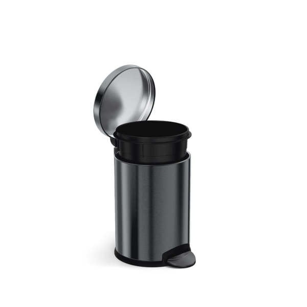 CW2070 Mini Çöp Kutusu 4,5Lt Siyah Çelik