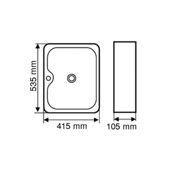 E-5174 Porselen Lavabo