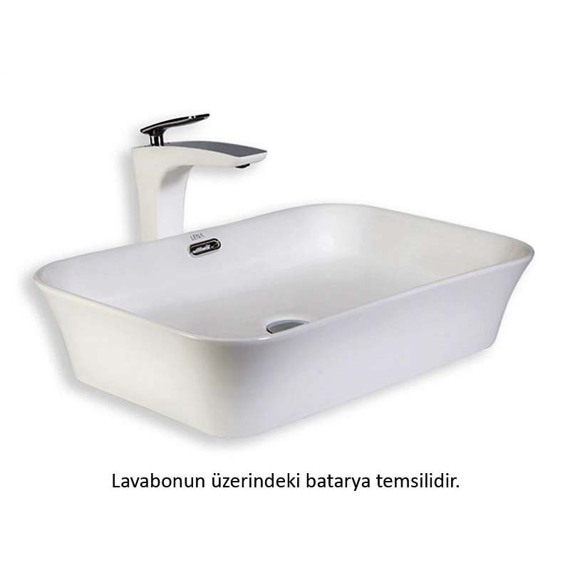 E-4160 T.Üstü Lavabo Beyaz