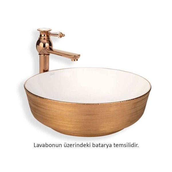 E-5004R T.Üstü Lavabo Bakır