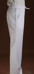 209-İ Gabardin Komple Lastik Erkek Beyaz Pantolon