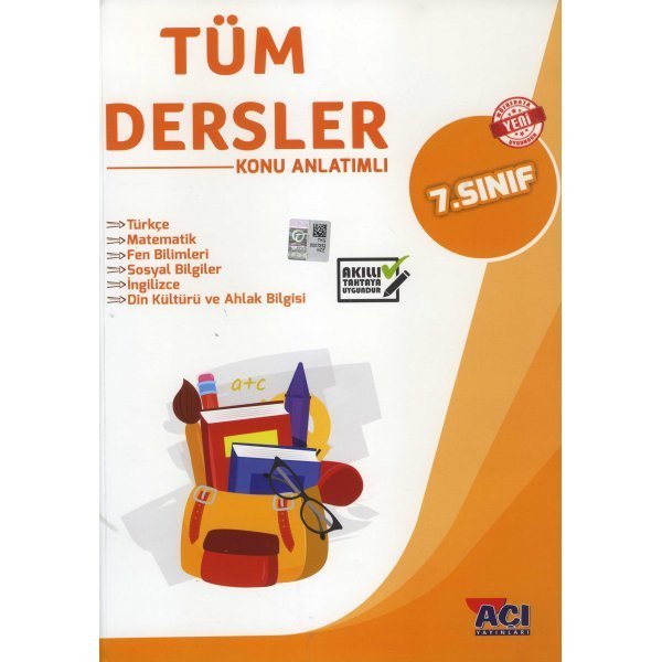 Açı Yayınları 7.Sınıf Tüm Dersler Konu Anlatımlı