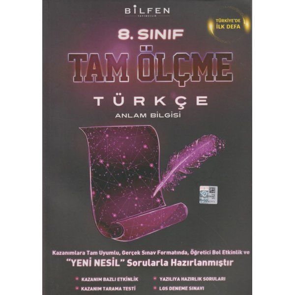 Bilfen Yayıncılık 8. Sınıf Türkçe Tam Ölçme