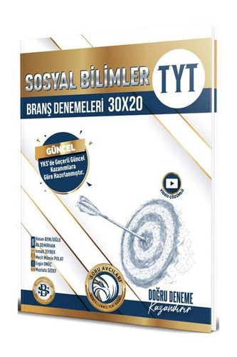 Bilgi Sarmal Yayınları TYT Sosyal Bilimler 30 x 20 Branş Denemeleri