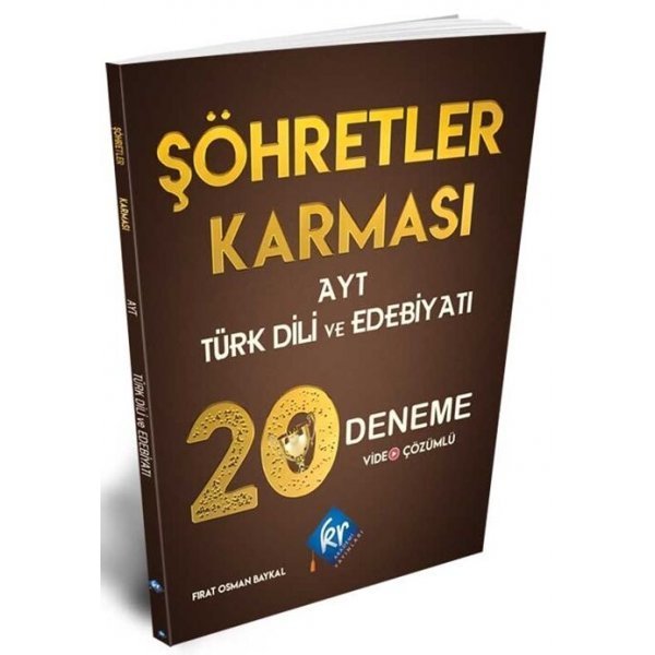 KR Akademi AYT Şöhretler Karması Türk Dili ve Edebiyatı Video Çözümlü 20 Deneme