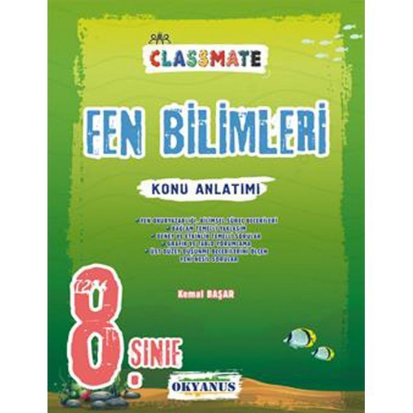 Okyanus Yayınları 8. Sınıf Fen Bilimleri Classmate Konu Anlatımı