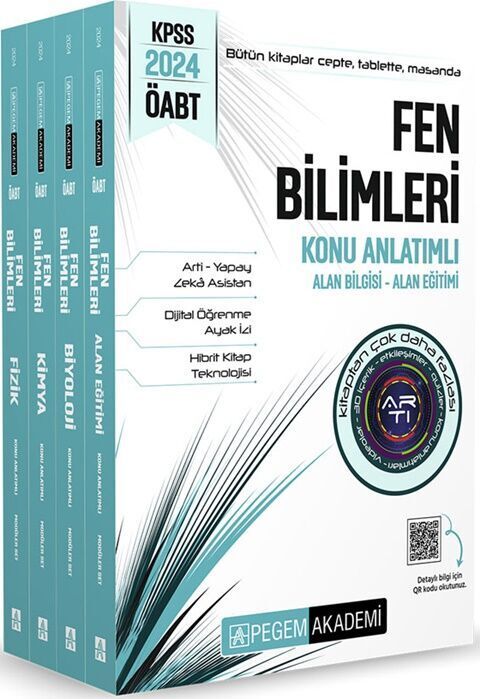 Pegem Yayınları 2024 KPSS ÖABT Fen Bilimleri Konu Anlatımlı