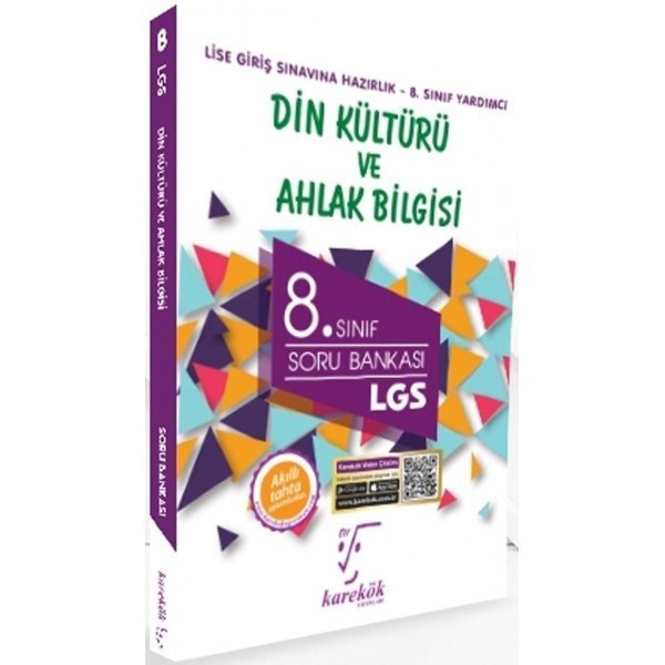 Karekök Yayınları 8. Sınıf LGS Din Kültürü ve Ahlak Bilgisi Soru Bankası