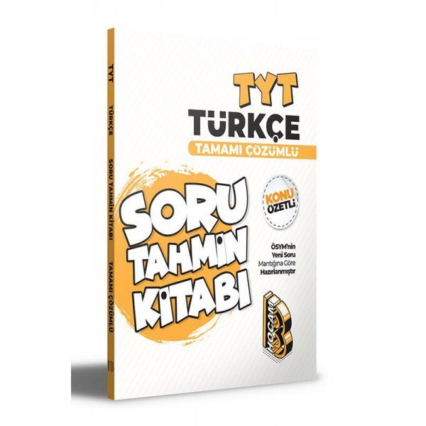 Benim Hocam Yayınları 2022 TYT Türkçe Konu Özetli ve Tamamı Çözümlü Soru Tahmin Kitabı