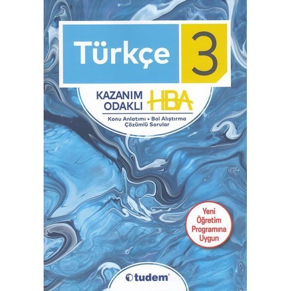 Tudem Yayınları 3. Sınıf Türkçe Kazanım Odaklı HBA