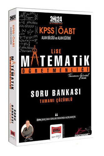 Yargı Yayınları 2024 ÖABT Lise Matematik Öğretmenliği Soru Bankası