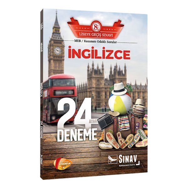 Sınav Yayınları 8. Sınıf LGS İngilizce 24 Deneme