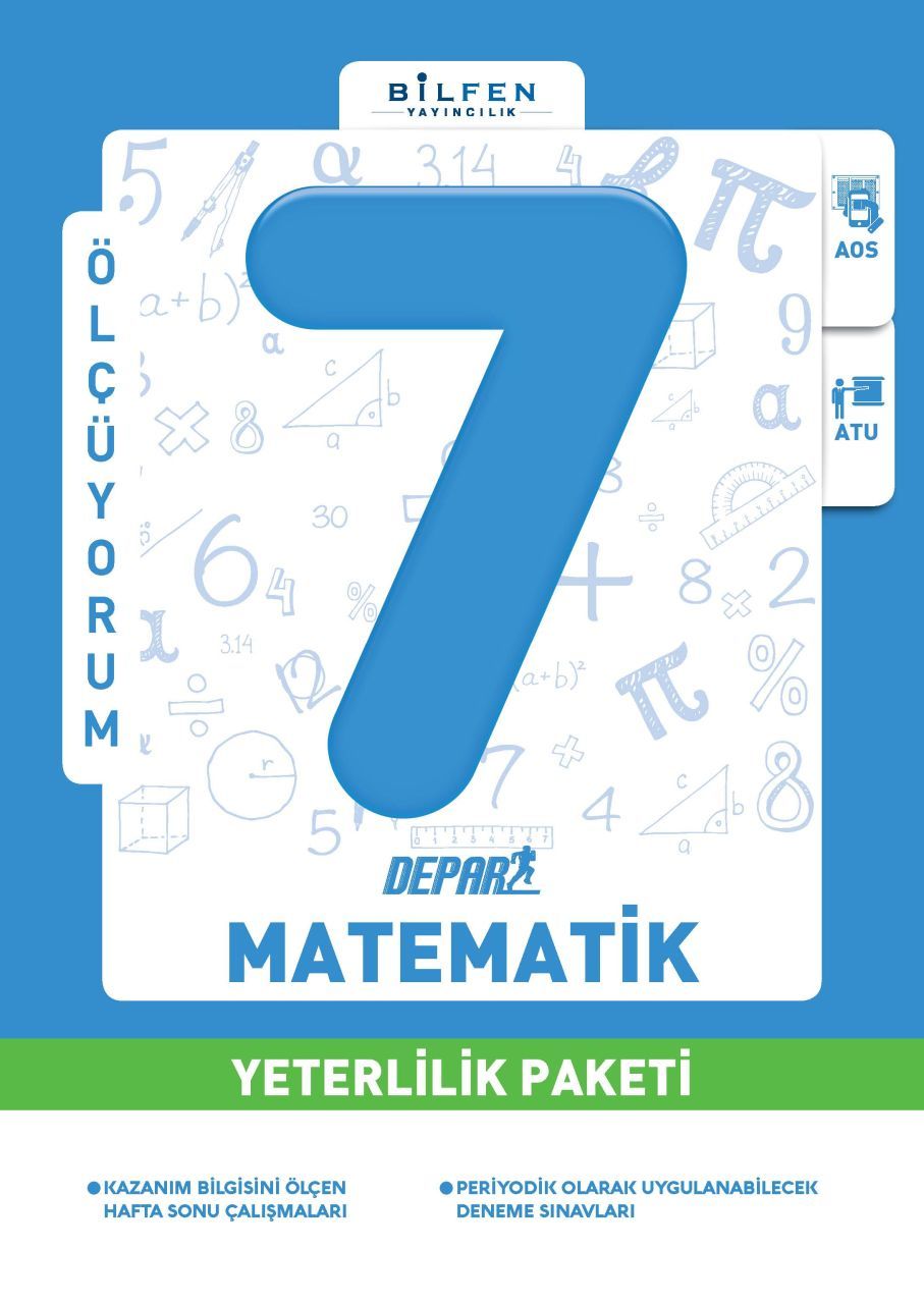 Bilfen Yayınları 7. Sınıf Matematik Depar Yeterlilik Paketi