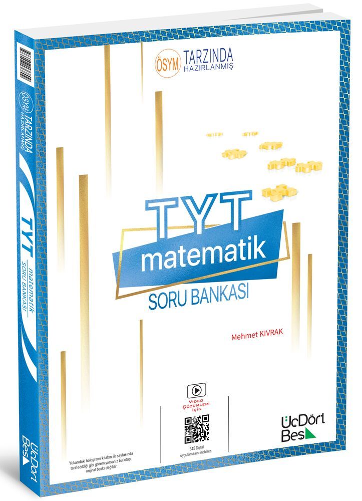 ÜçDörtBeş Yayınları TYT Matematik Soru Bankası