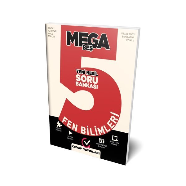 Cevap Yayınları 5.Sınıf MEGA 5 Fen Bilimleri Soru Bankası