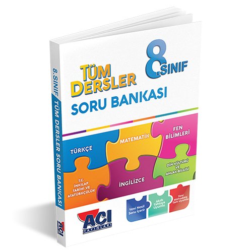 Açı Yayınları 8.Sınıf LGS Tüm Dersler Soru Bankası